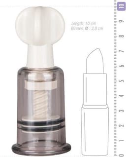 EasyToys - Tepelzuigers Klein - Tepelzuigers Set - Voor Mannen en Vrouwen - BDSM - Sex Toys voor Vrouwen - Seksspeeltjes - Clitoris Stimulator - 2 stuks - Transparant — thumbnail 4
