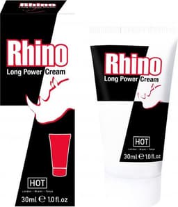 Hot Rhino Long Power Cream - 30 ml - Delay Cream — thumbnail 5