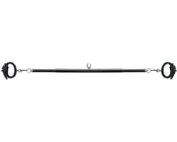 EasyToys - Expander Spreader Bar and Cuffs Set - Stevig Materiaal - Bondageset - Bondage Set - BDSM Set - Bondage - Sex Toys voor Vrouwen en Mannen - Handboeien Seks - Zwart