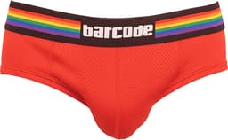 Barcode Berlin Backless Brief Pride Red - MAAT S - Erotisch Heren Ondergoed - Slip voor Man - Sexy mannen Slip — thumbnail 4