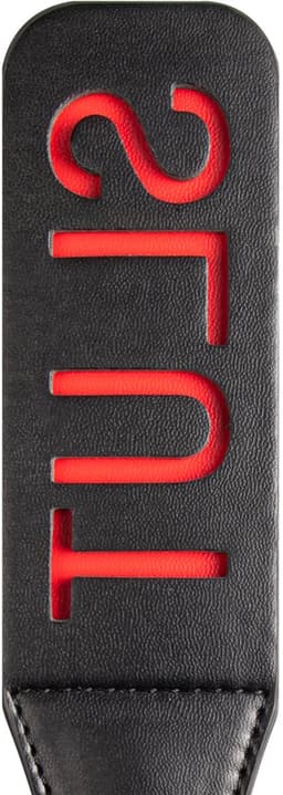BDSM Paddle SLUT – Zwart/Rood – PU Leer – Ondeugend Spanking Accessoire voor Rollenspel & Dominantie — thumbnail 3