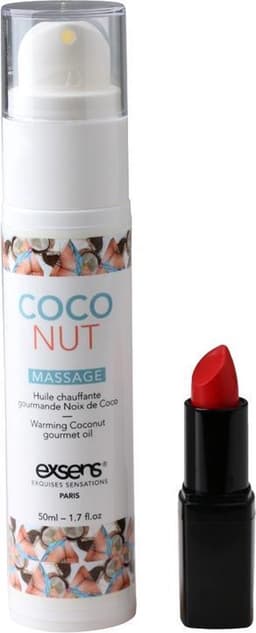 Verwarmende Massage Olie Met Smaak - Kokosnoot — thumbnail 8