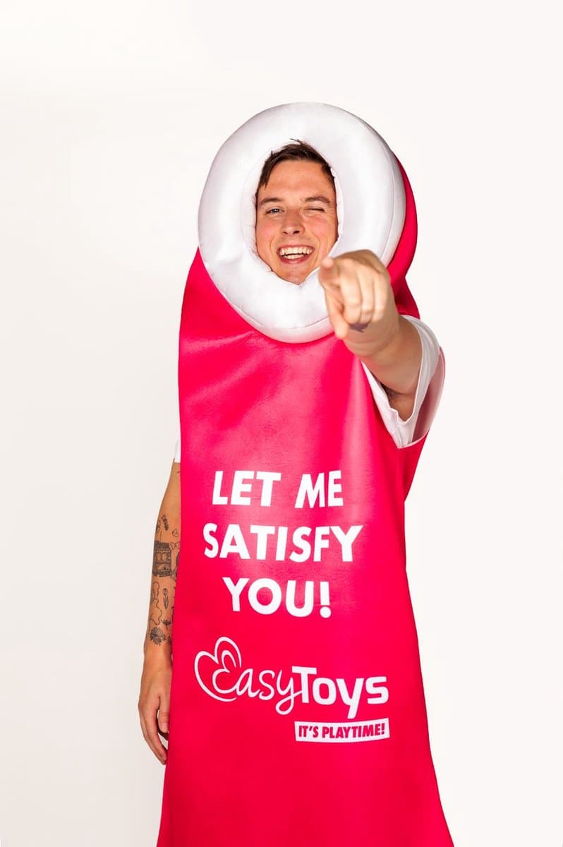 EasyToys Merch Carnaval kostuum - Grappige carnavalsoutfit - Unisex - Roze — afbeelding 1