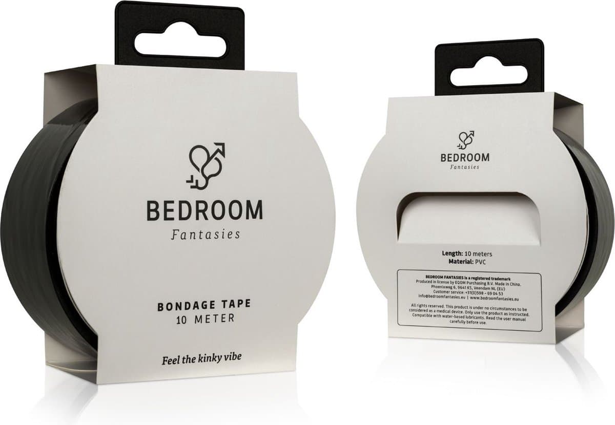 Bondage Tape 20m - Zwart — afbeelding 1