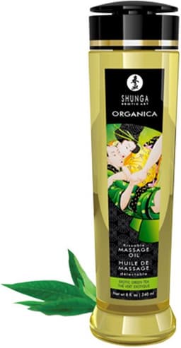 Shunga - Massage Olie Organica Exotische Groene Thee — thumbnail 11