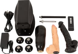Dubbelzijdige Neukmachine - RC Fucking Machine - Met 3 Opzetstukken - 10 schokmodi in 33 snelheden — thumbnail 3