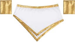 Erotische rollenspel ondergoed heren - Open kruis - Lingerie set met armbandjes - Sexy onderbroek - Stretch - Penis hangt vrij — thumbnail 6