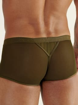 WOH heren microfiber trunk personal allure mesh groen — thumbnail 3