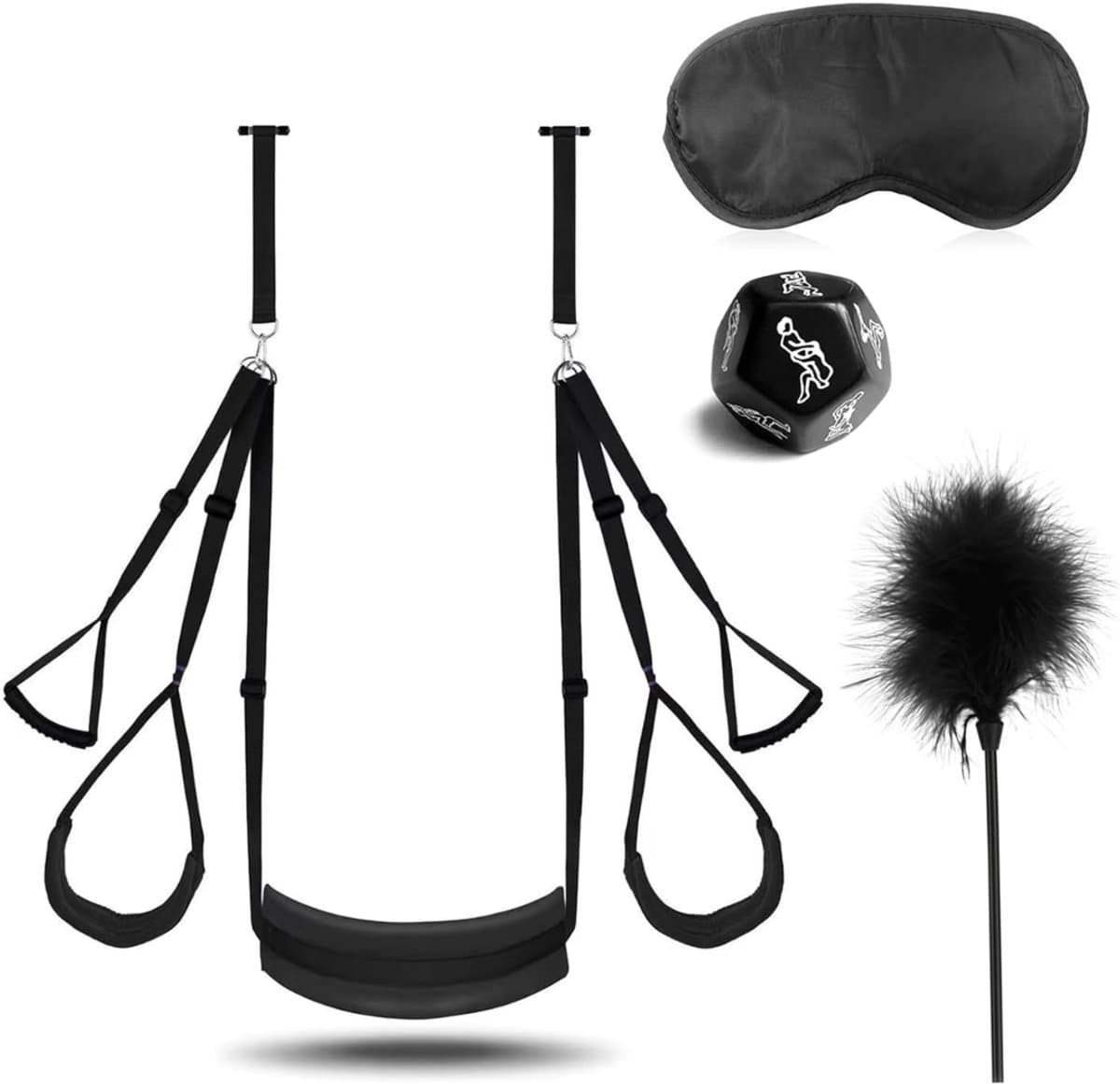 SVN® Sex Schommel - Sex Stoel - Bondage - Zwart - 35cm x 21cm x 9cm — afbeelding 1