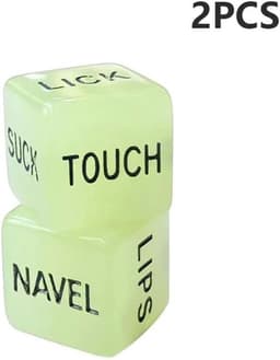 Oneay Lichtgevende seksdobbelstenen – Oplichtend in het donker – Ondeugend accessoire voor koppels en erotisch spel — thumbnail 8