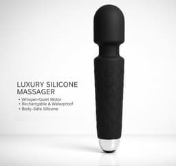 Pro Bondage & Massage Master-Pack – 11-delige BDSM Set + Waterproof Vibrator – Zwart/Rood — thumbnail 2