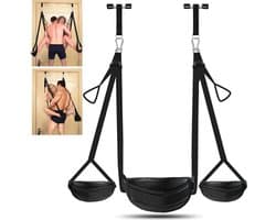 Sex Schommel - Sex Swing Extra Stevig – Seksschommel – Seksspeeltjes voor Koppel – Seks Schommel BDSM – Erotiek Toys - Sex Sling – Love Swing – Discreet Verpakt – Zwart