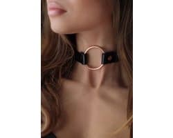 Rosy Gold - Choker - Zwart