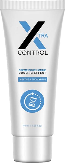 Ruf X Control Cool - Stimulerend Middel - Crème met vertragende werking voor Langer Plezier - Koud Effect - 40 ml — thumbnail 3