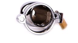Kiotos - Penis kooi met slot - RVS Chastity Cage - Kuisheidskooi met Slot — thumbnail 4