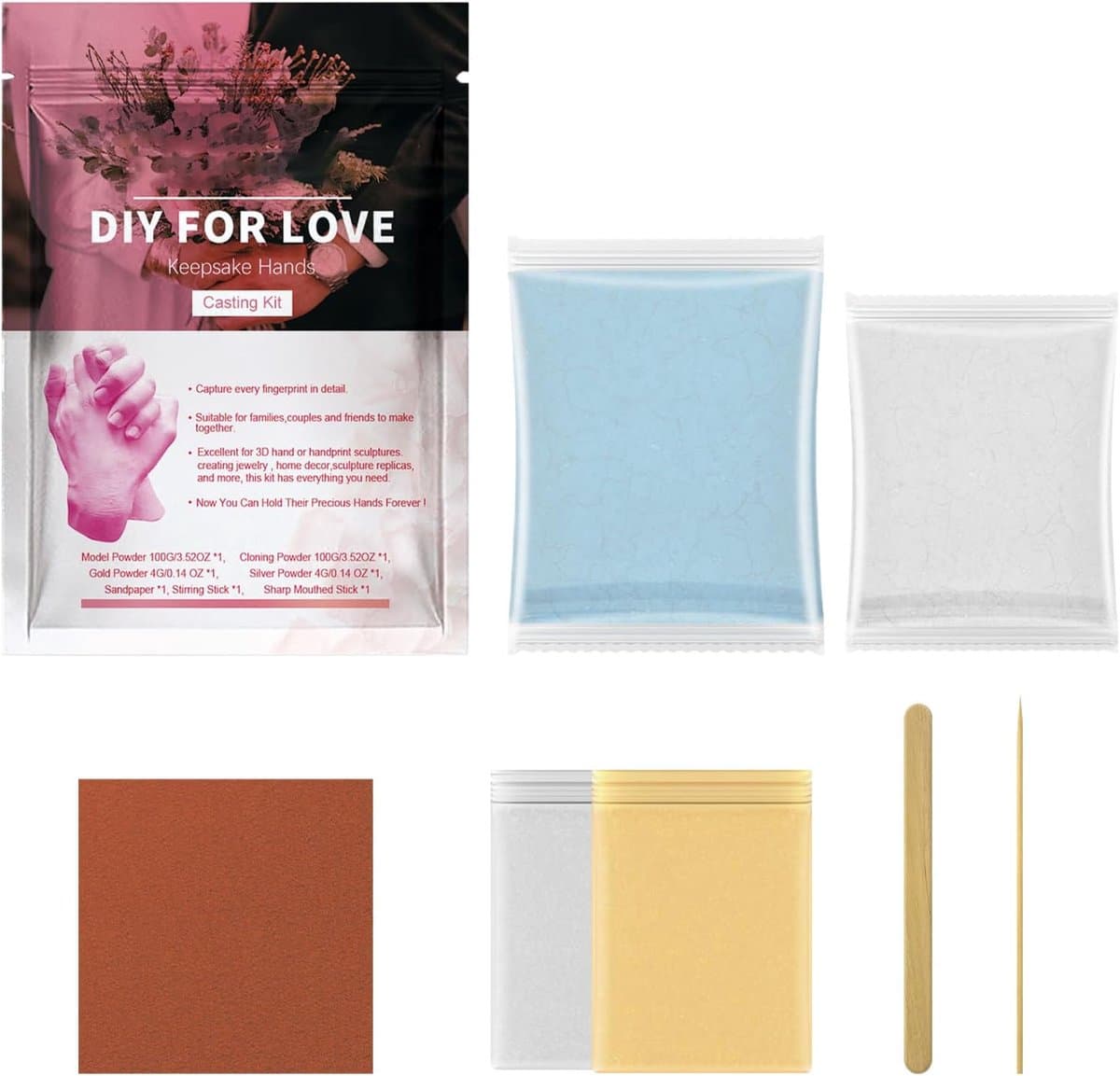 Handgietset Koppels - Romantisch Aandenken - Creatieve Activiteit - Anti-vervormingsontwerp - Niet gespecificeerd - Meerkleurig — afbeelding 1
