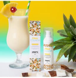Verwarmende Massage Olie Met Smaak - Pina Colada — thumbnail 7