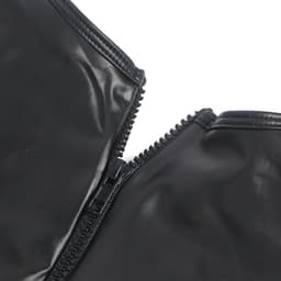 Sexy Lingerie Body Dames – Luxe Lingerie – Zwart – Wetlook Lingerie met Cut-Out Detail – Lak – Latex – Erotische Lingerie – Bodysuit – Lingerieset – Kinky – Erotische Body – BDSM – Shapewear Corset – Leer – PU Top – Dare to Undress Maat S, M, L, XL — thumbnail 10
