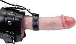BNDGx® - Penis strap restraint voor mannen -met slot - Penis gordel man penis band bondage — thumbnail 1