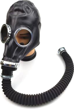 KG Rubber Gasmasker Met Slang en Filter SM | BDSM | Rubber | Flexibel | Extreme SM | Rollenspel Sex — thumbnail 1