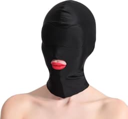 Banoch - Mask/1 hole Black - Spandex Masker - BDSM - Zwart — thumbnail 1
