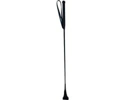 ZADO – 65 cm Lederen ‘Riding Crop’ met Polsband voor de Correctionele Tik – Zwart — thumbnail 3
