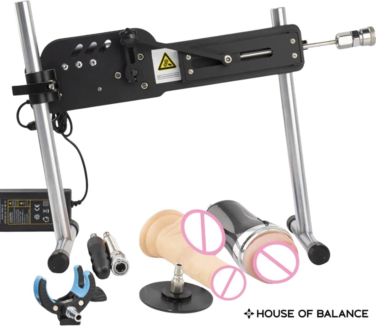 HOB Sex Machine - incl. Toys - Fuck Machine - Met Afstandsbediening - In Hoogte Verstelbaar - Stotende Dildo - Voor Mannen en Vrouwen - Neukmachine — afbeelding 1