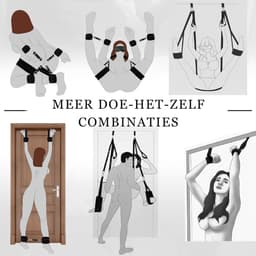 YOR® Sex Schommel - Sex Swing Extra Stevig – Seksschommel – Seksspeeltjes voor Koppel – Seks Schommel BDSM – Erotiek Toys - Sex Sling – Love Swing – Discreet Verpakt - Zwart - 35cm x 33cm x 13cm — thumbnail 7