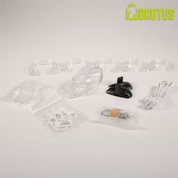 Brutus - Volt Cage - Electro Chastity Cage Kuisheidskooi - Clear — thumbnail 3