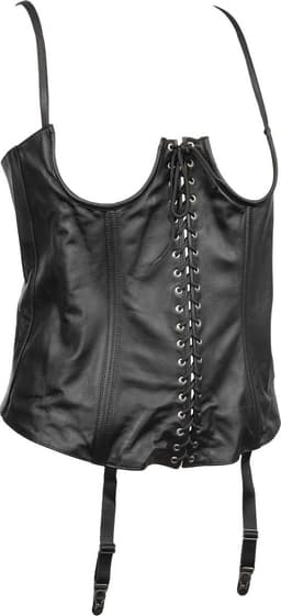 Rimba - Leren Corset Met Open Cups S — thumbnail 3