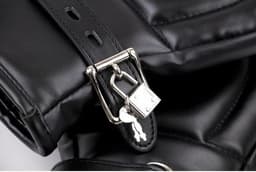 Kiotos - BDSM Leren Wanten Voor Bondage - Zwart — thumbnail 3