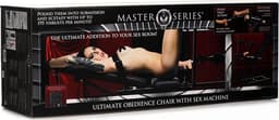 XR Brands MS Obedience Chair met Sex Machine seksmeubel - Zwart — thumbnail 15