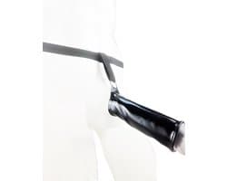 BNDGx® - 100% LATEX open kruis broek penis sleeve bondage slip - Maat XS - Zwart BDSM sexy glans BDSM Rubber Fetish SM erotische ondergoed