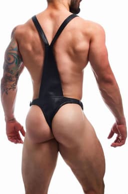 BL4CK by C4M - Dungeon - Full Body Harnas - Zwart — thumbnail 5