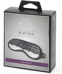 Masker Fifty Shades of Grey - Play Nice Satijn & Kant Blinddoek — thumbnail 4