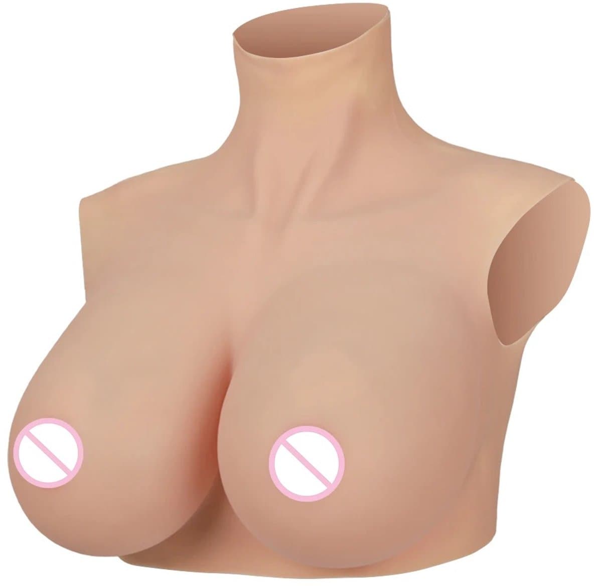 Norvia - Realistische siliconen nep borsten cup D- Travestiet - Crossdresser - Prothese - Bodyshape - Transgender - Drag — afbeelding 1