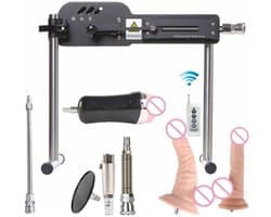 Happyment Neukmachine Voor Mannen & Vrouwen - Fuck Machine Verstelbaar - Sex Machine - Inclusief Dildo’s, Pocket Pussy & Verlengstukken