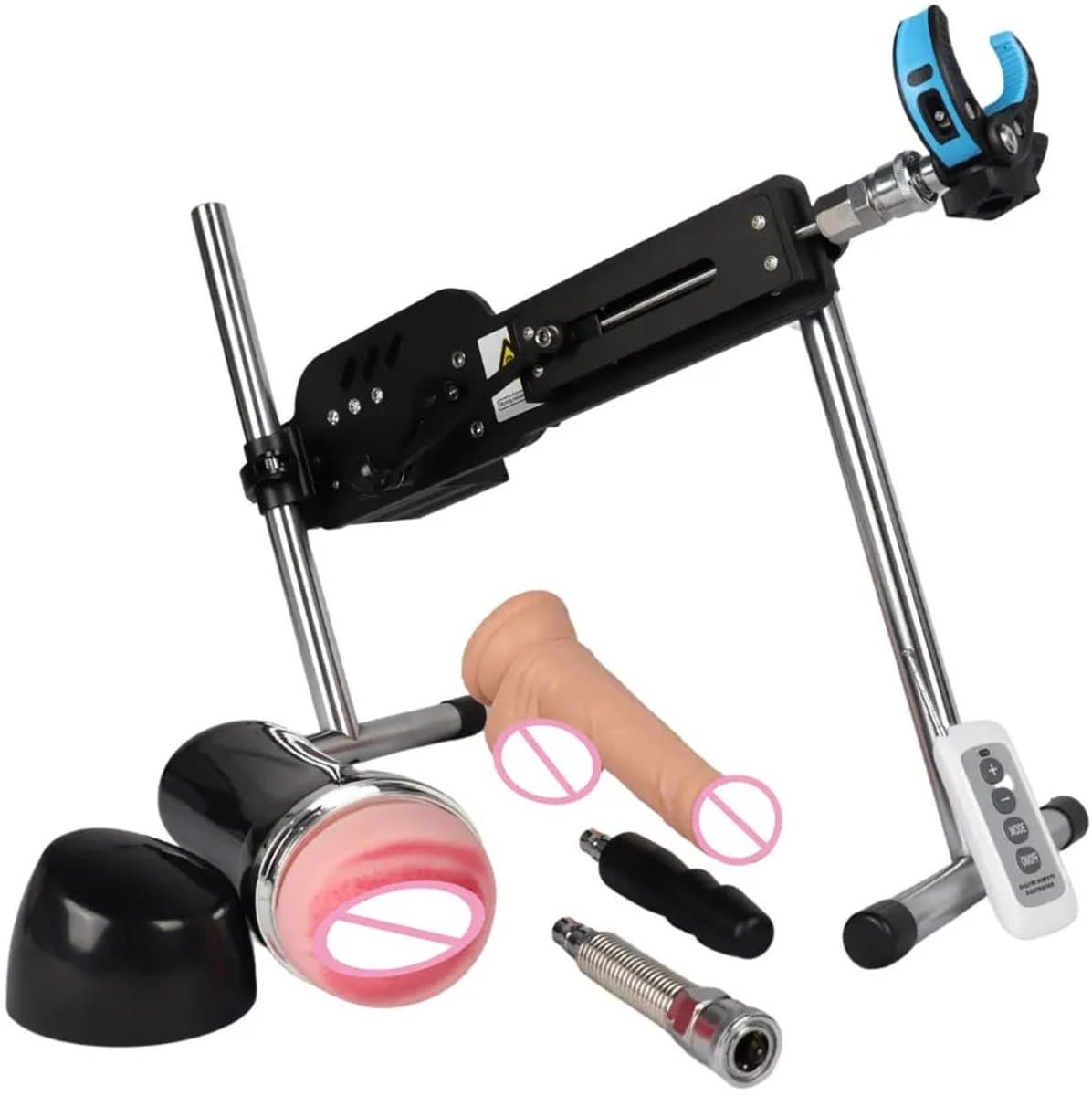 Lifero Sex machine - Stotende Dildo - Mannen en vrouwen - Sex speeltjes - Inclusief Dildo’s, Pussy & Verlengstukken - Verstelbaar — afbeelding 1