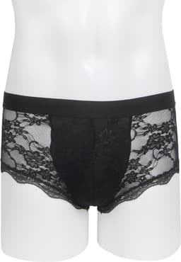Zeloria Heren Kant Boxer – Transparante Erotische Lace Boxershort – Zwart – L – Stretch & Comfort — thumbnail 9