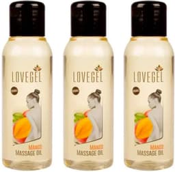 Lovegel - Erotisch massage olie - Mango - 100 ml - 3 Stuks — thumbnail 1