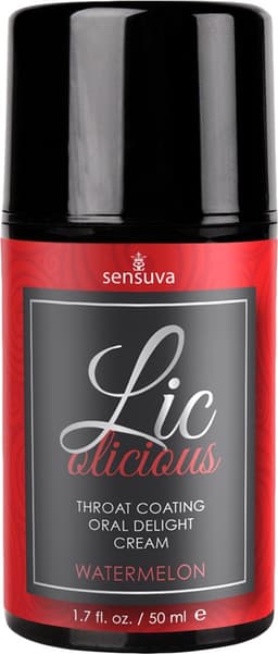 Sensuva - Lic-o-licious Oral Delight Creme Watermeloen 50 ml — thumbnail 1
