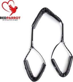 BDSM Benen Spreider - Bondage - Verstelbaar - Riem - Harnas - Zwart — thumbnail 2