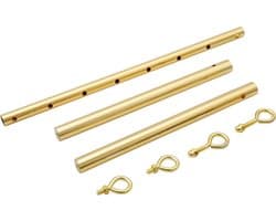 Banoch | Spreidstang verstelbaar + hoes | 50 cm - 80 cm goud | spreader bar bondage