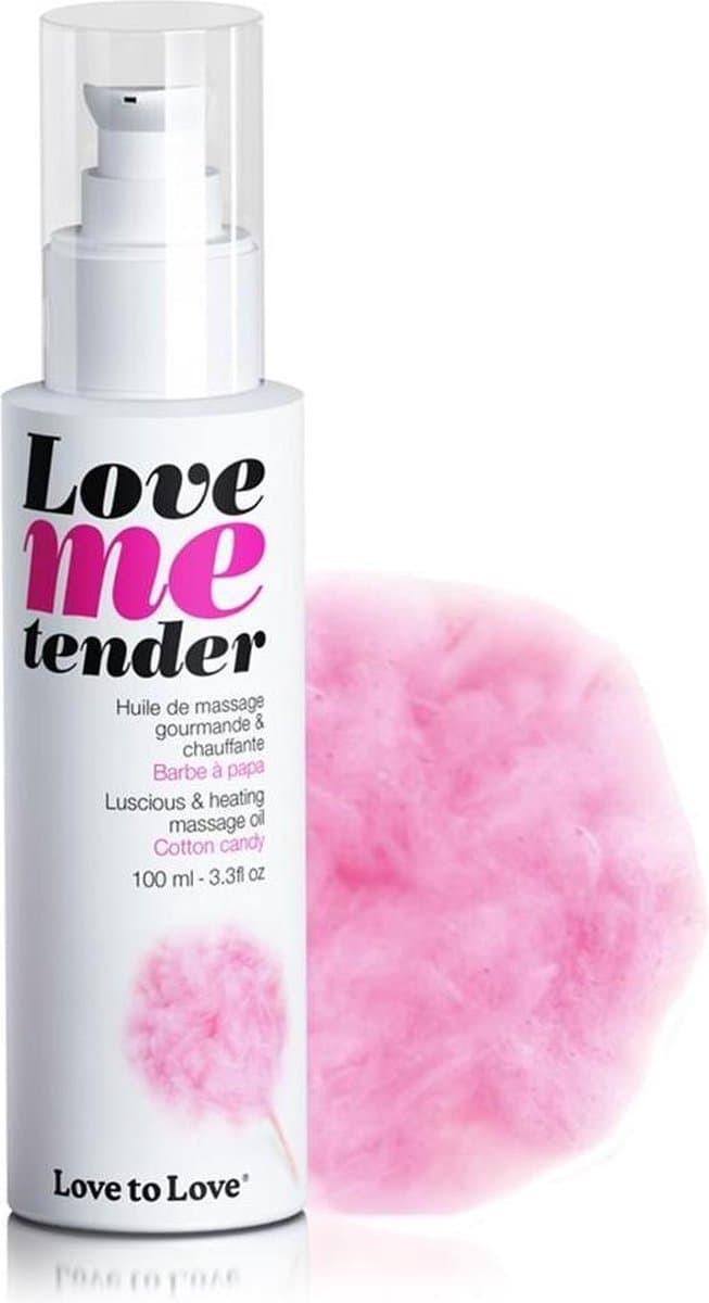 Love me Tender - Verwarmende Massageolie - Cotton Candy — afbeelding 1