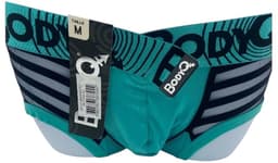 BodyQ Sexy Heren Boxershort – Aqua met Net Zwart – Erotische Herenlingerie – Maat S — thumbnail 1