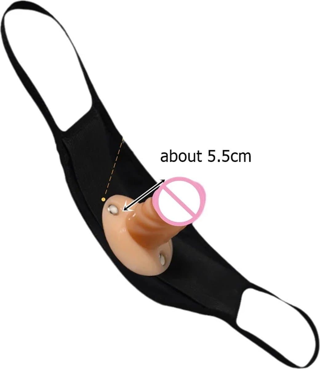 Penis gag mondkapje - BDSM - Mond plug - One size - Seks spel - Rollenspel - SM - Slaaf — afbeelding 1