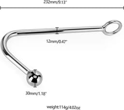 Hayk - Anaal haak - The Anal Hook - Dildo – Buttplug – Sekspeeltjes - Vibrator - Anaal speeltjes – Seks toy - BDSM - Bondage - Erotiek — thumbnail 3