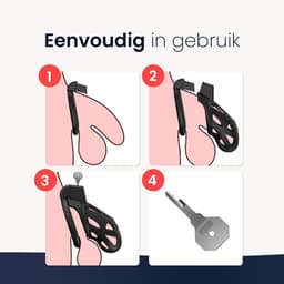Chastity Cage - Penis kooi - Kuisheidskooi voor mannen - Kuisheidsgordel - Kuisheidskooien - Seksspeeltjes voor koppel - Sexspeeltjes - Jespro — thumbnail 6