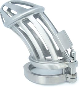 BON4MXL Extra Large High Quality Male Stainless Steel Chastity Cage Extra Grote Roestvrijstalen Peniskooi — thumbnail 2