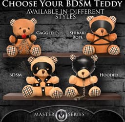 Master Series - Sexy Cadeau - Bondage Teddybeer - Jouw Speelse Partner in Plezier — thumbnail 11